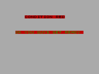 Scramble title screen for ZX Spectrum